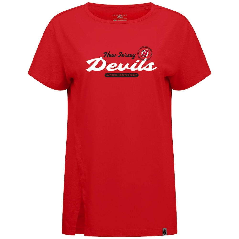 NHL New Jersey Devils Levelwear Women's Influx Monument T-Shirt