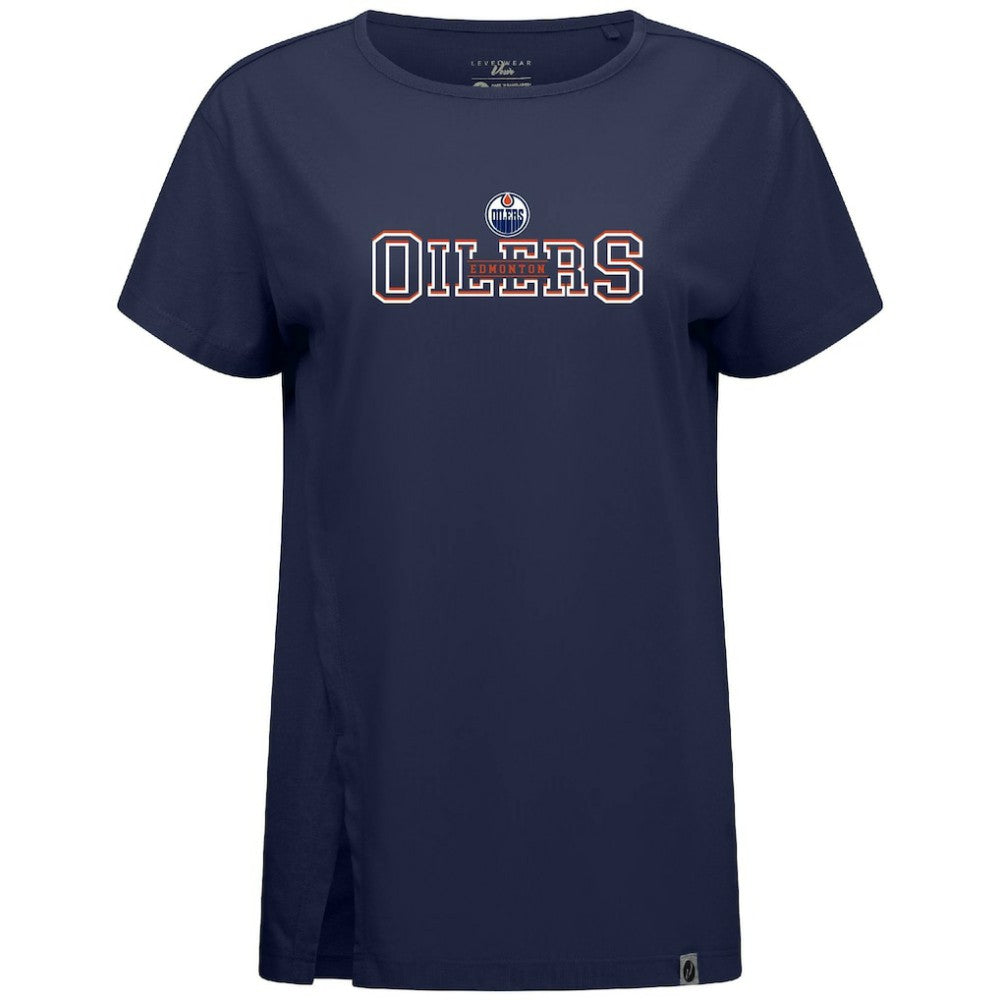 NHL Edmonton Oilers Levelwear Women's Influx Journey T-Shirt