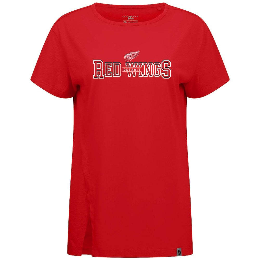NHL Detroit Red Wings Levelwear Women's Influx Journey T-Shirt