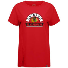 NHL Chicago Blackhawks Levelwear Women's Influx Banner Arch T-Shirt