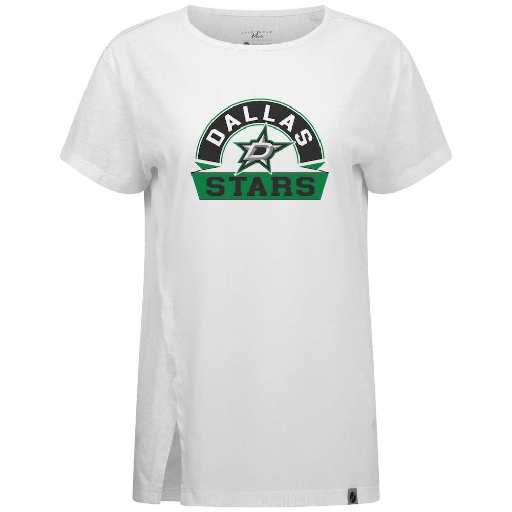 NHL Dallas Stars Levelwear Women's Influx Banner Arch T-Shirt