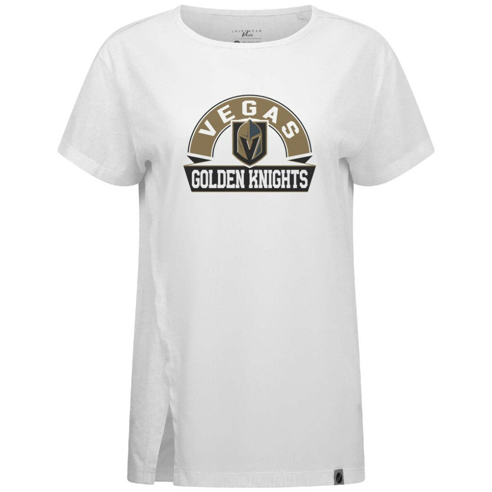 NHL Vegas Golden Knights Levelwear Women's Influx Banner Arch T-Shirt