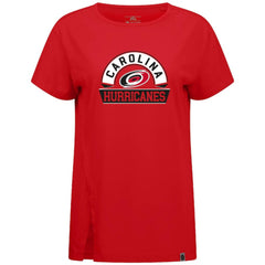 NHL Carolina Hurricanes Levelwear Women's Influx Banner Arch T-Shirt