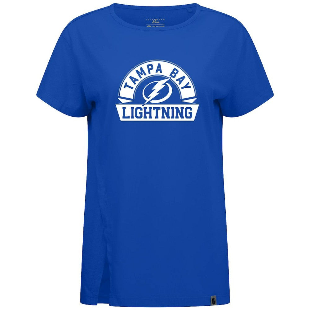 NHL Tampa Bay Lightning Levelwear Women's Influx Banner Arch T-Shirt