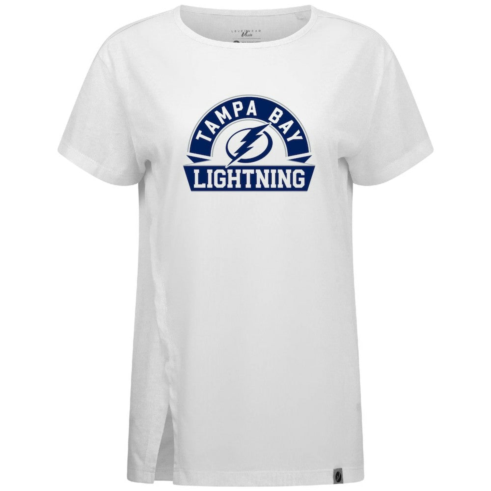 NHL Tampa Bay Lightning Levelwear Women's Influx Banner Arch T-Shirt