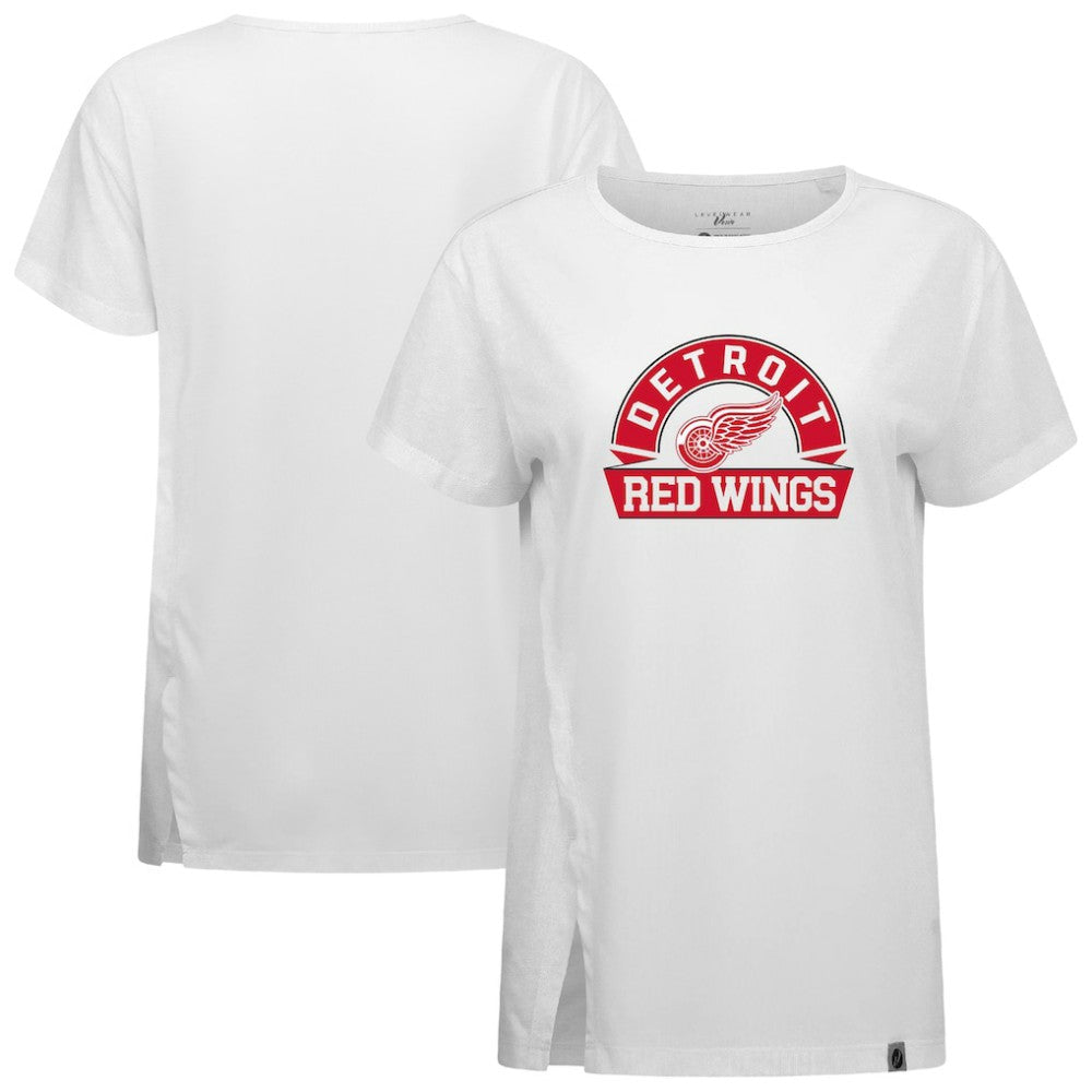 NHL Detroit Red Wings Levelwear Women's Influx Banner Arch T-Shirt