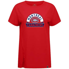 NHL Montreal Canadiens Levelwear Women's Influx Banner Arch T-Shirt