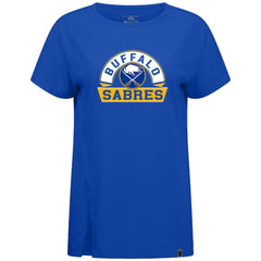 NHL Buffalo Sabres Levelwear Women's Influx Banner Arch T-Shirt