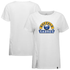 NHL Buffalo Sabres Levelwear Women's Influx Banner Arch T-Shirt