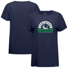 NHL Vancouver Canucks Levelwear Women's Influx Banner Arch T-Shirt