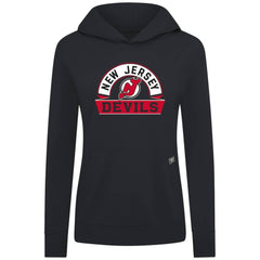 NHL New Jersey Devils Levelwear Women's Relay Banner Arch Pullover Hoodie