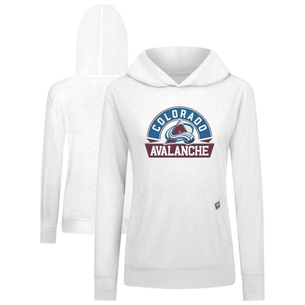 NHL Colorado Avalanche Levelwear Women's Relay Banner Arch Pullover Hoodie
