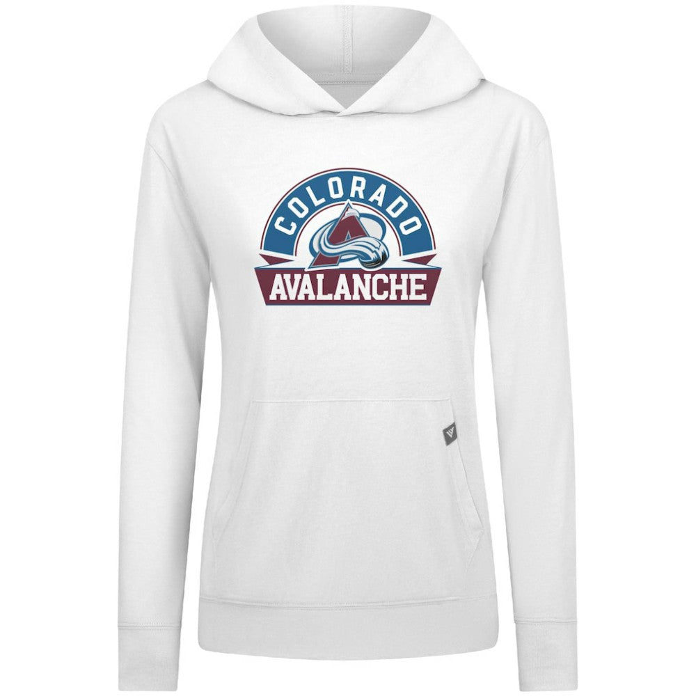 NHL Colorado Avalanche Levelwear Women's Relay Banner Arch Pullover Hoodie