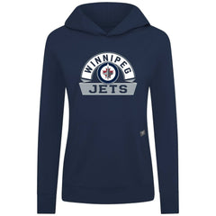 NHL Winnipeg Jets Levelwear Women's Relay Banner Arch Pullover Hoodie