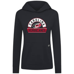 NHL Carolina Hurricanes Levelwear Women's Relay Banner Arch Pullover Hoodie