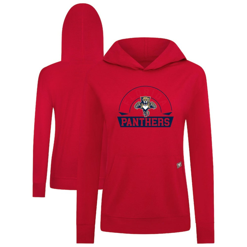 NHL Florida Panthers Levelwear Women's Relay Banner Arch Pullover Hoodie