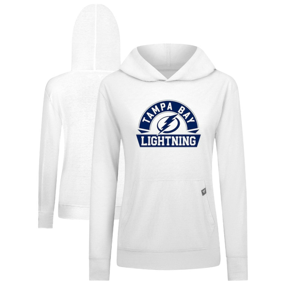 NHL Tampa Bay Lightning Levelwear Women's Relay Banner Arch Pullover Hoodie