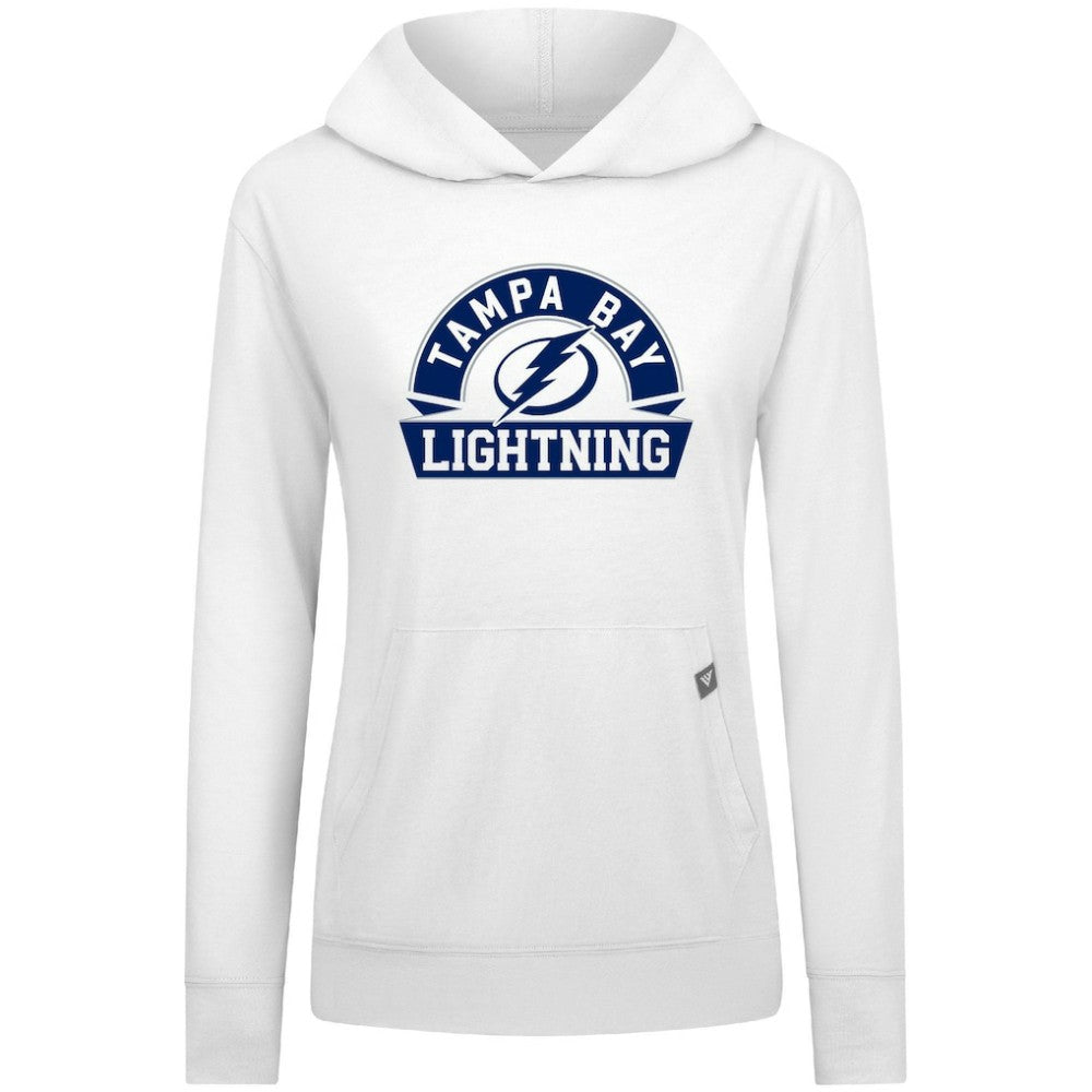 NHL Tampa Bay Lightning Levelwear Women's Relay Banner Arch Pullover Hoodie
