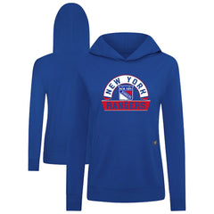 NHL New York Rangers Levelwear Women's Relay Banner Arch Pullover Hoodie