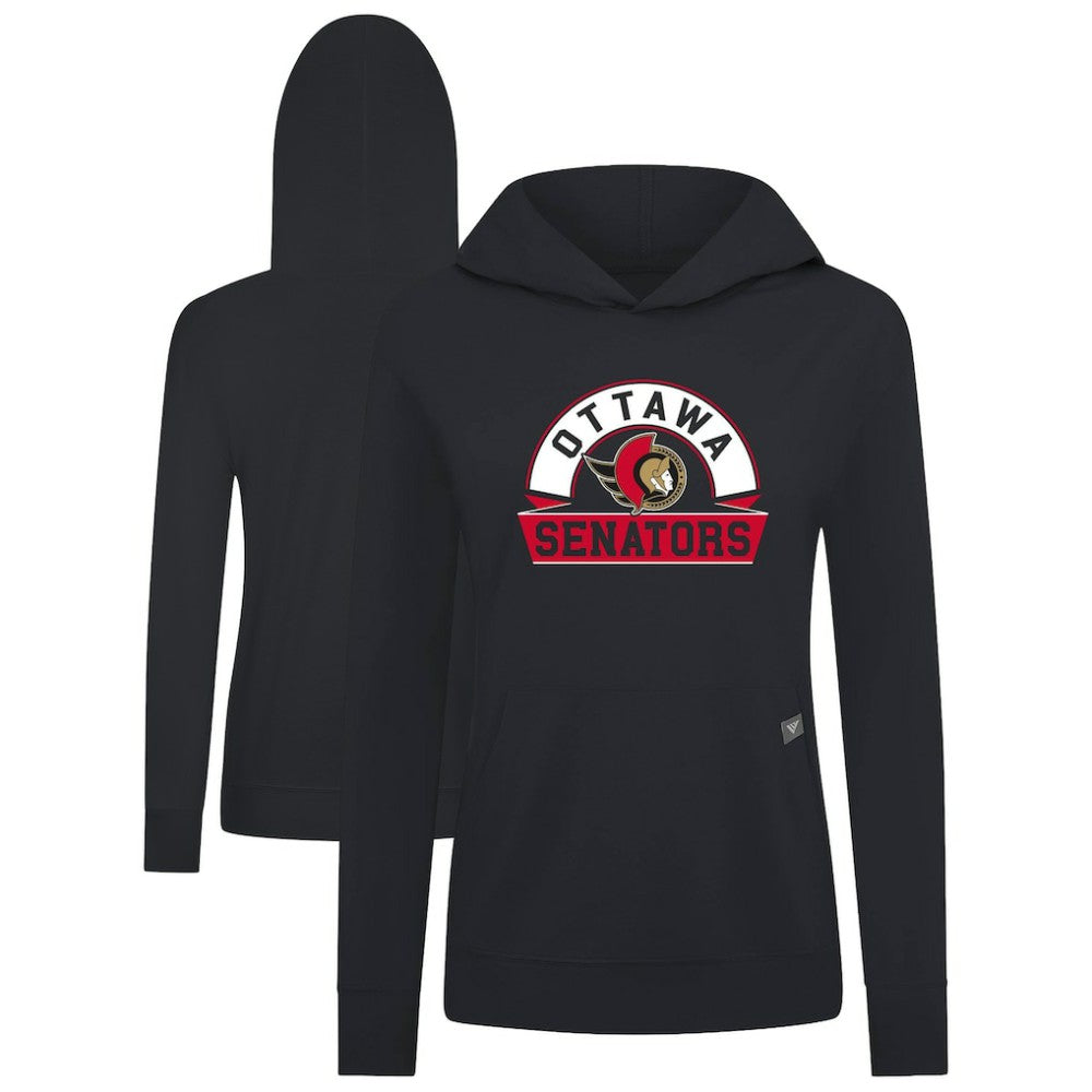 NHL Ottawa Senators Levelwear Women's Relay Banner Arch Pullover Hoodie