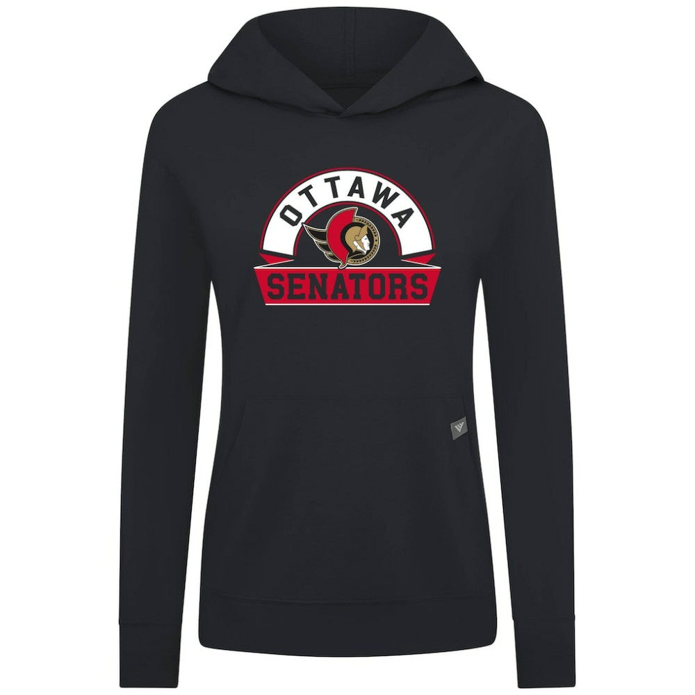 NHL Ottawa Senators Levelwear Women's Relay Banner Arch Pullover Hoodie