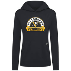 NHL Pittsburgh Penguins Levelwear Women's Relay Banner Arch Pullover Hoodie