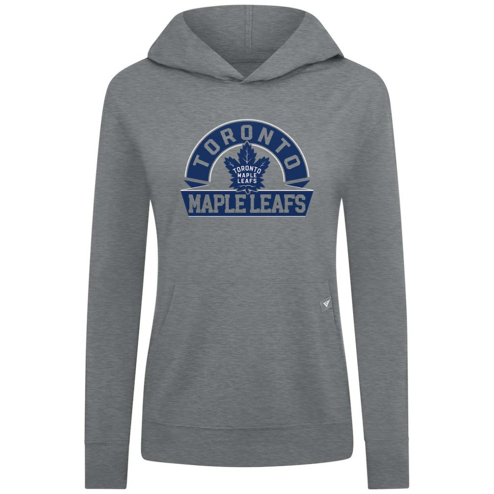 NHL Toronto Maple Leafs Levelwear Women's Relay Banner Arch Pullover Hoodie