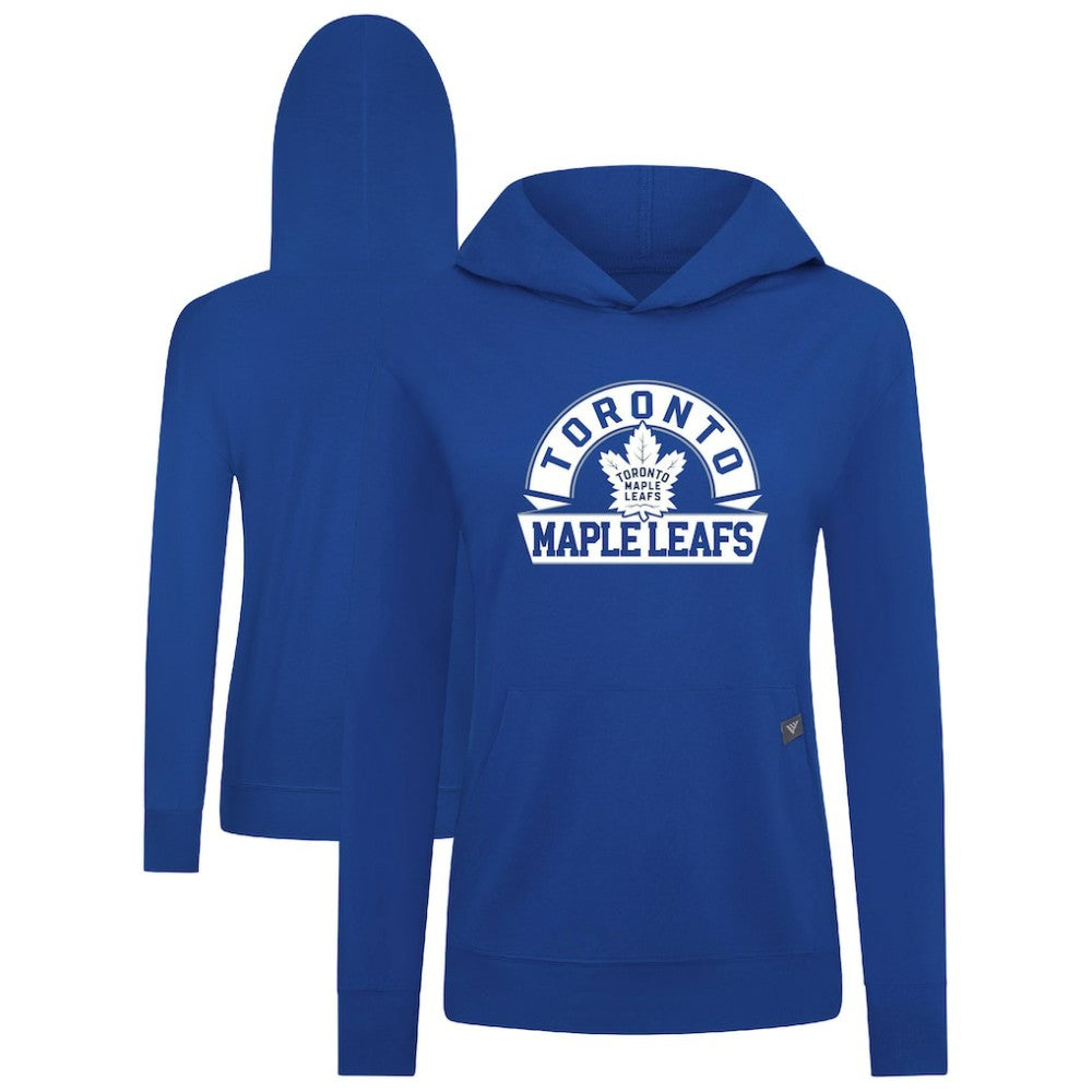 NHL Toronto Maple Leafs Levelwear Women's Relay Banner Arch Pullover Hoodie
