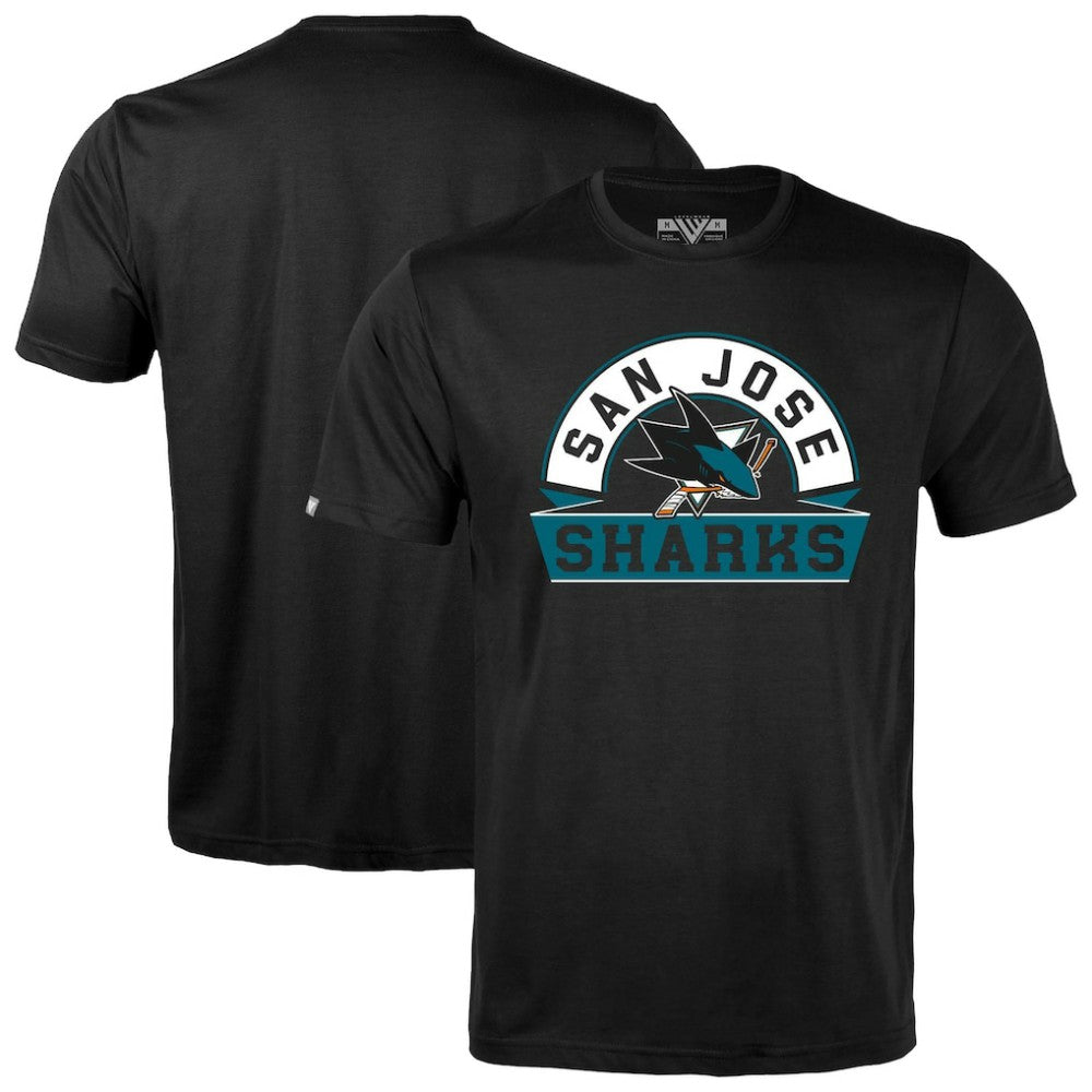 NHL San Jose Sharks Levelwear Richmond Banner Arch T-Shirt