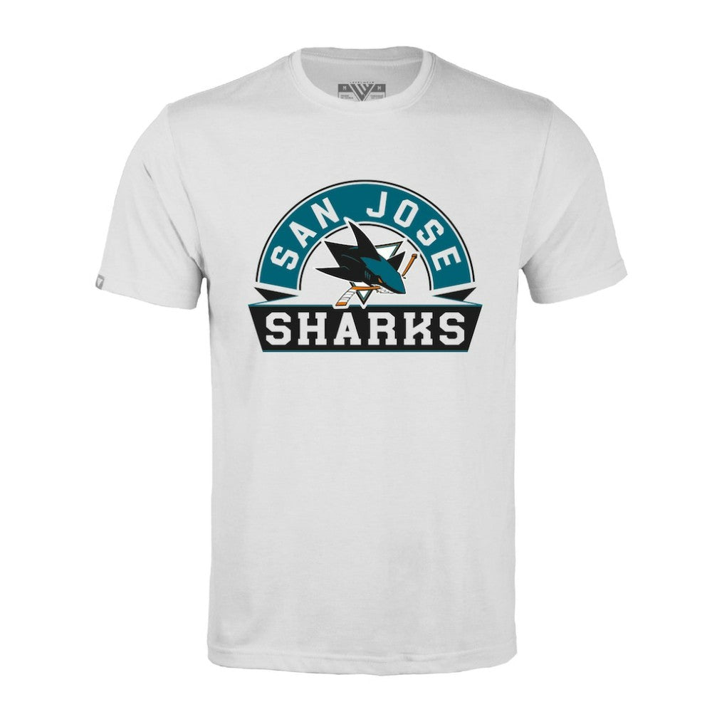 NHL San Jose Sharks Levelwear Richmond Banner Arch T-Shirt