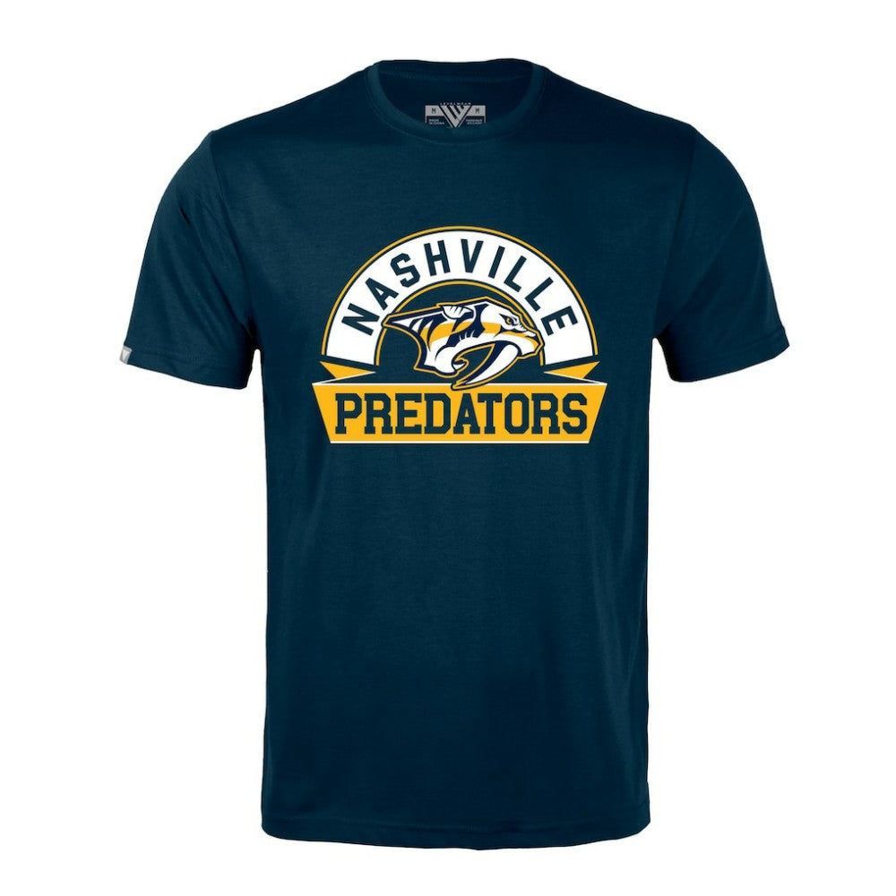 NHL Nashville Predators Levelwear Richmond Banner Arch T-Shirt