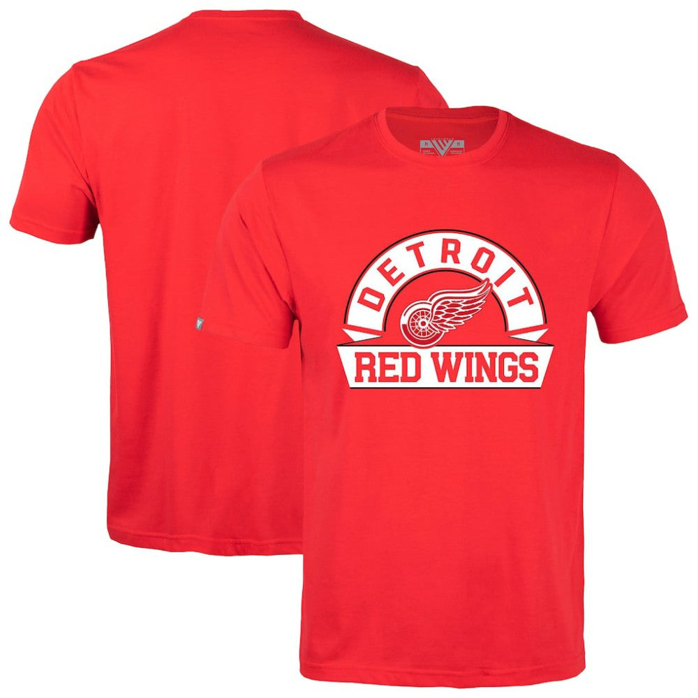 NHL Detroit Red Wings Levelwear Richmond Banner Arch T-Shirt