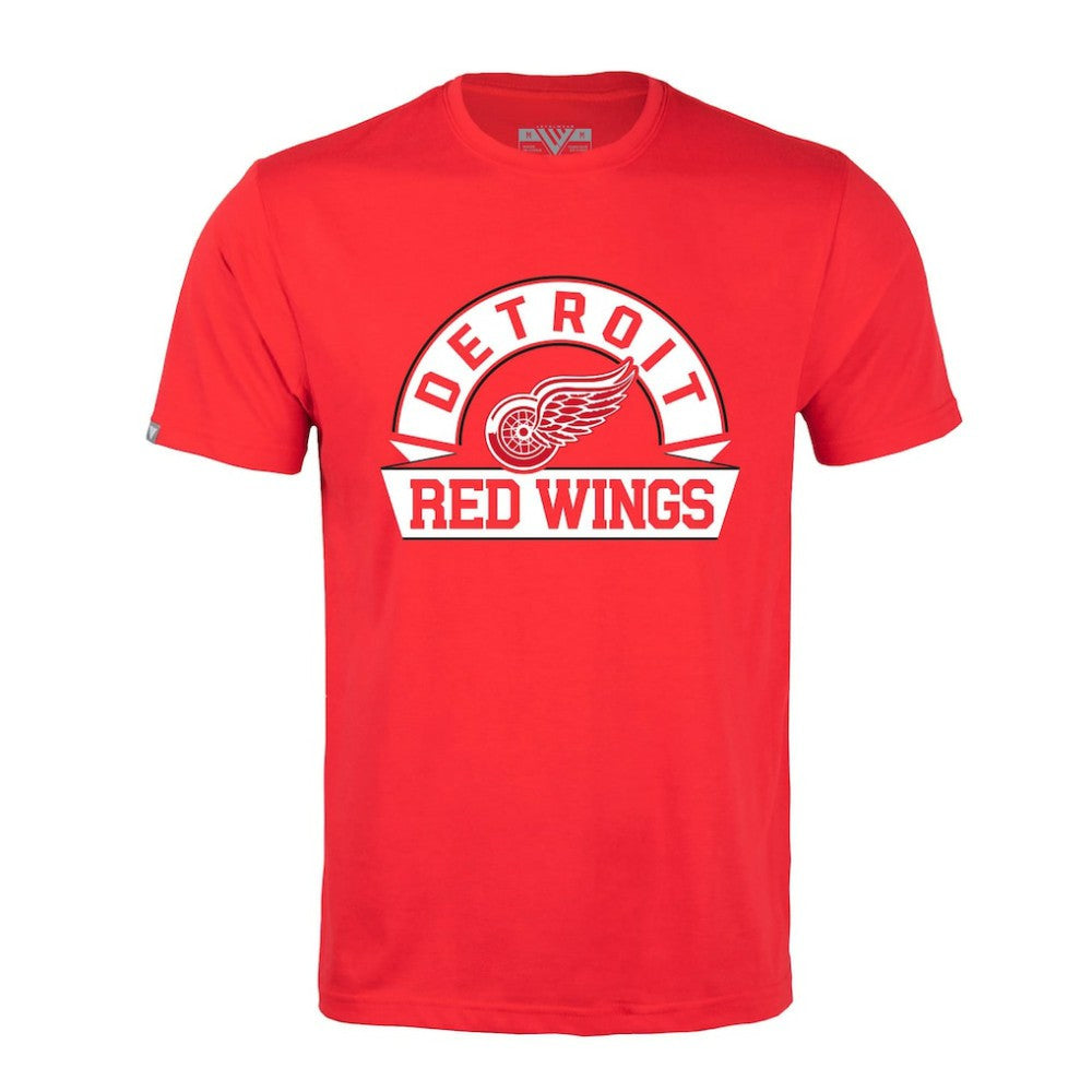 NHL Detroit Red Wings Levelwear Richmond Banner Arch T-Shirt