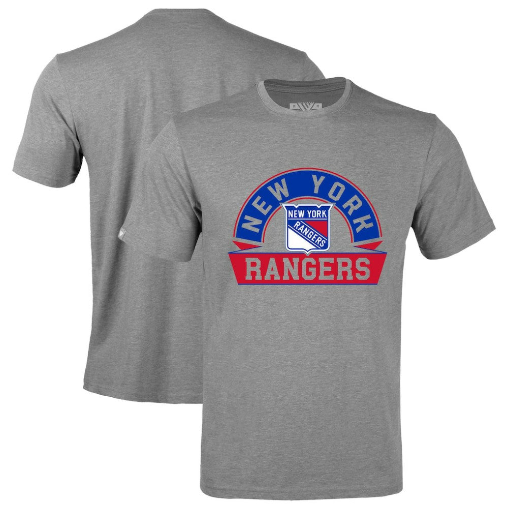 NHL New York Rangers Levelwear Richmond Banner Arch T-Shirt