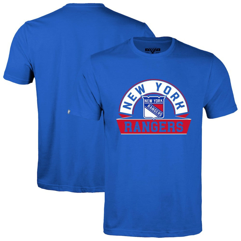 NHL New York Rangers Levelwear Richmond Banner Arch T-Shirt