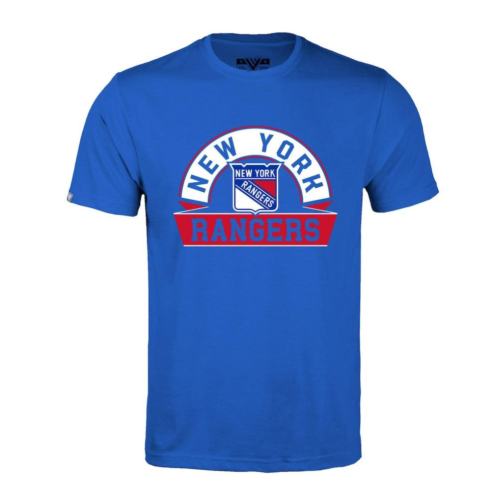 NHL New York Rangers Levelwear Richmond Banner Arch T-Shirt