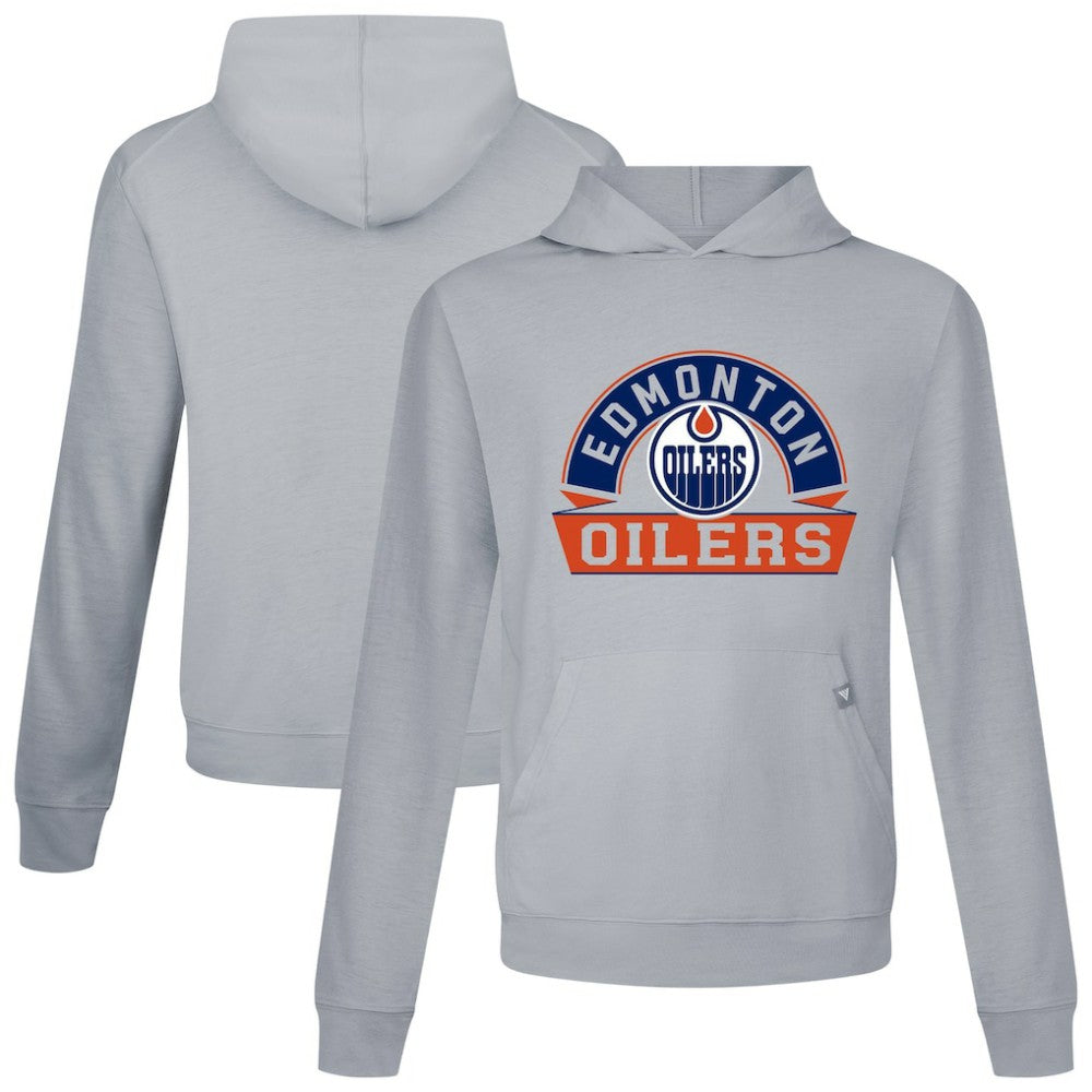 NHL Edmonton Oilers Levelwear Relay Banner Arch Pullover Hoodie