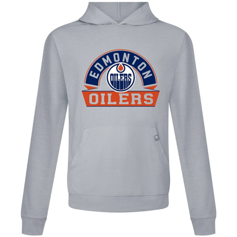 NHL Edmonton Oilers Levelwear Relay Banner Arch Pullover Hoodie