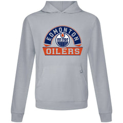 NHL Edmonton Oilers Levelwear Relay Banner Arch Pullover Hoodie