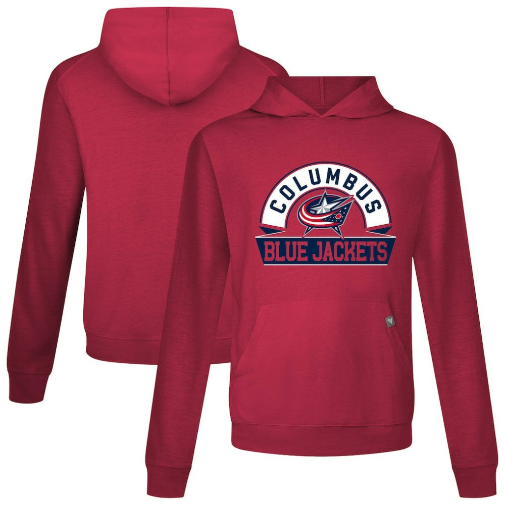 NHL Columbus Blue Jackets Levelwear Relay Banner Arch Pullover Hoodie