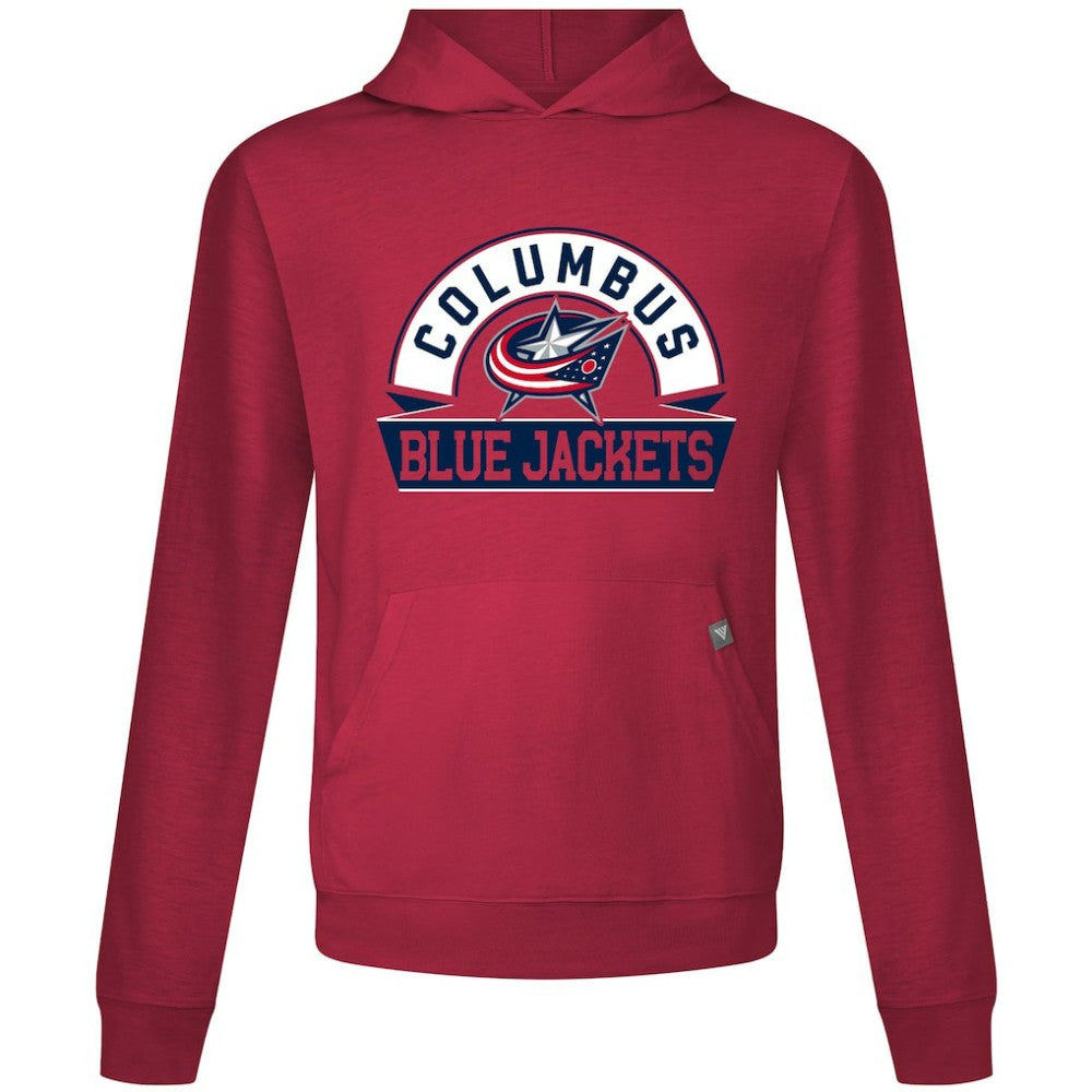 NHL Columbus Blue Jackets Levelwear Relay Banner Arch Pullover Hoodie