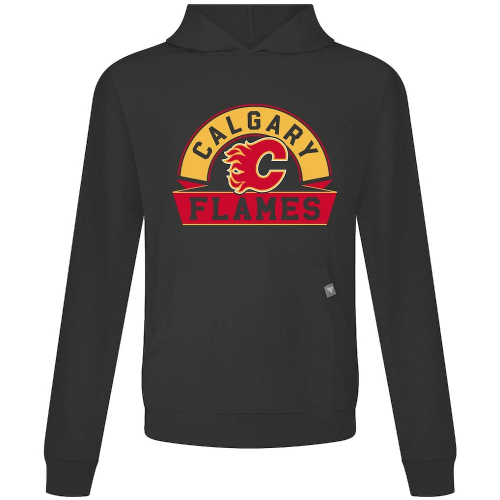 NHL Calgary Flames Levelwear Relay Banner Arch Pullover Hoodie