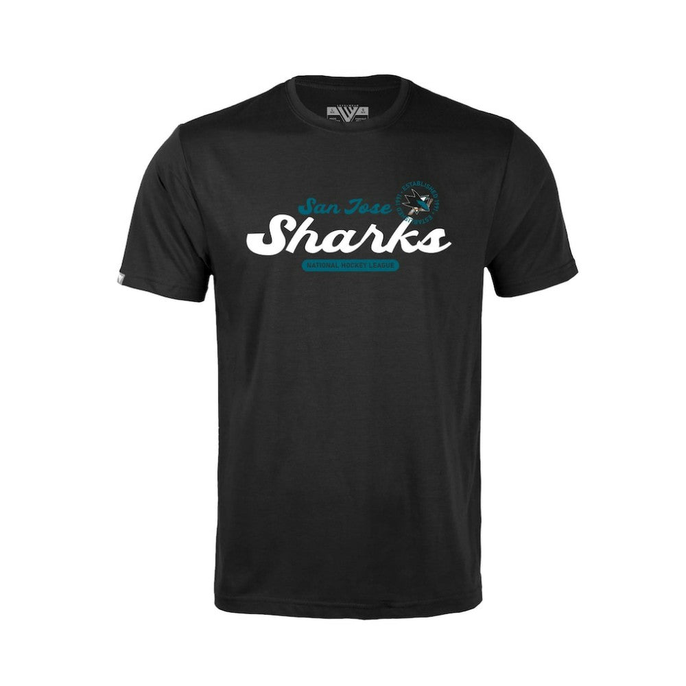 NHL San Jose Sharks Levelwear Youth Little Richmond Monument T-Shirt