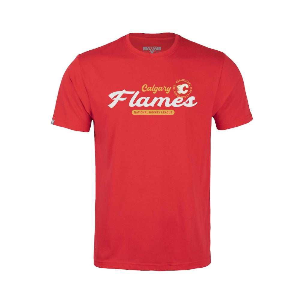 NHL Calgary Flames Levelwear Youth Little Richmond Monument T-Shirt