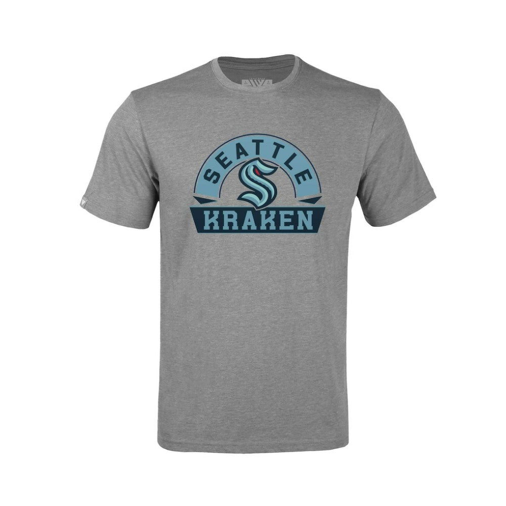 NHL Seattle Kraken Levelwear Youth Little Richmond Banner Arch T-Shirt