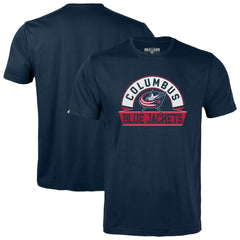 NHL Columbus Blue Jackets Levelwear Youth Little Richmond Banner Arch T-Shirt