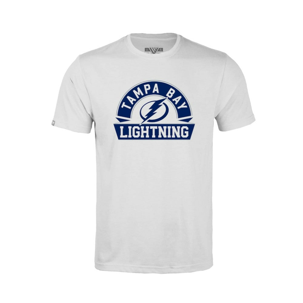 NHL Tampa Bay Lightning Levelwear Youth Little Richmond Banner Arch T-Shirt