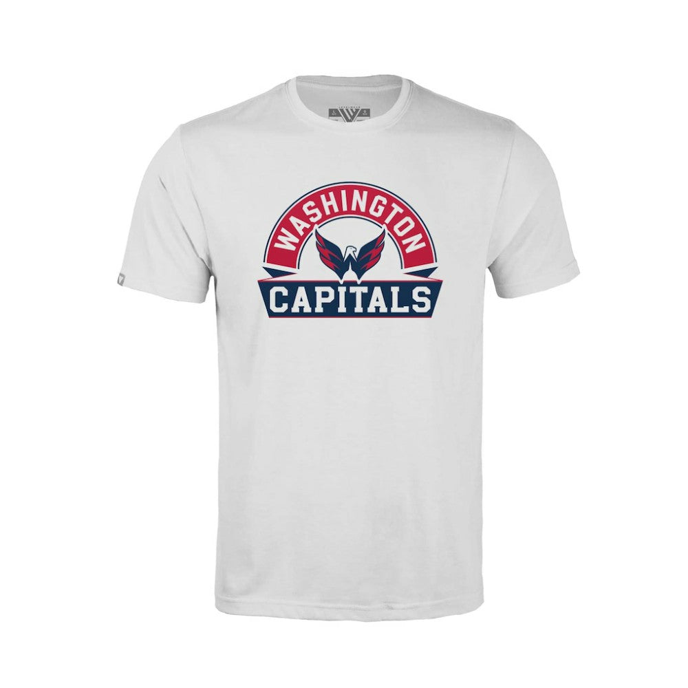 NHL Washington Capitals Levelwear Youth Little Richmond Banner Arch T-Shirt