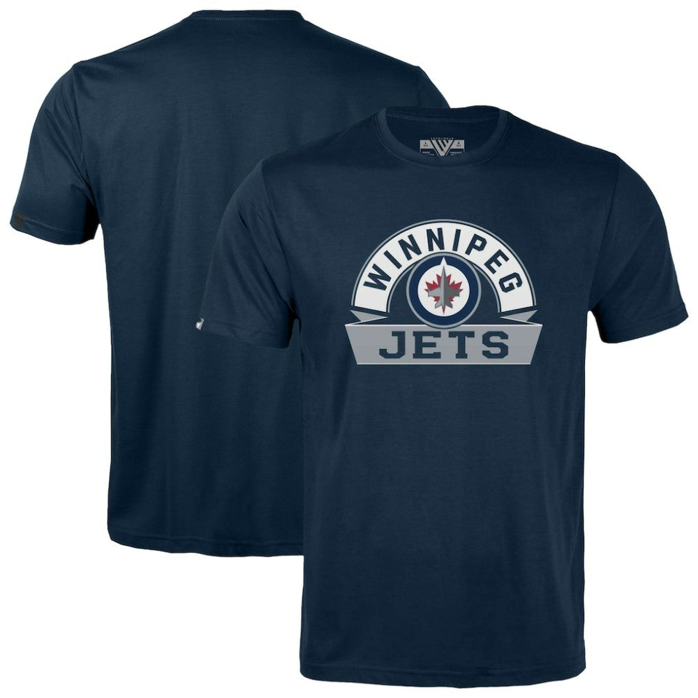 NHL Winnipeg Jets Levelwear Youth Little Richmond Banner Arch T-Shirt