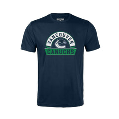 NHL Vancouver Canucks Levelwear Youth Little Richmond Banner Arch T-Shirt